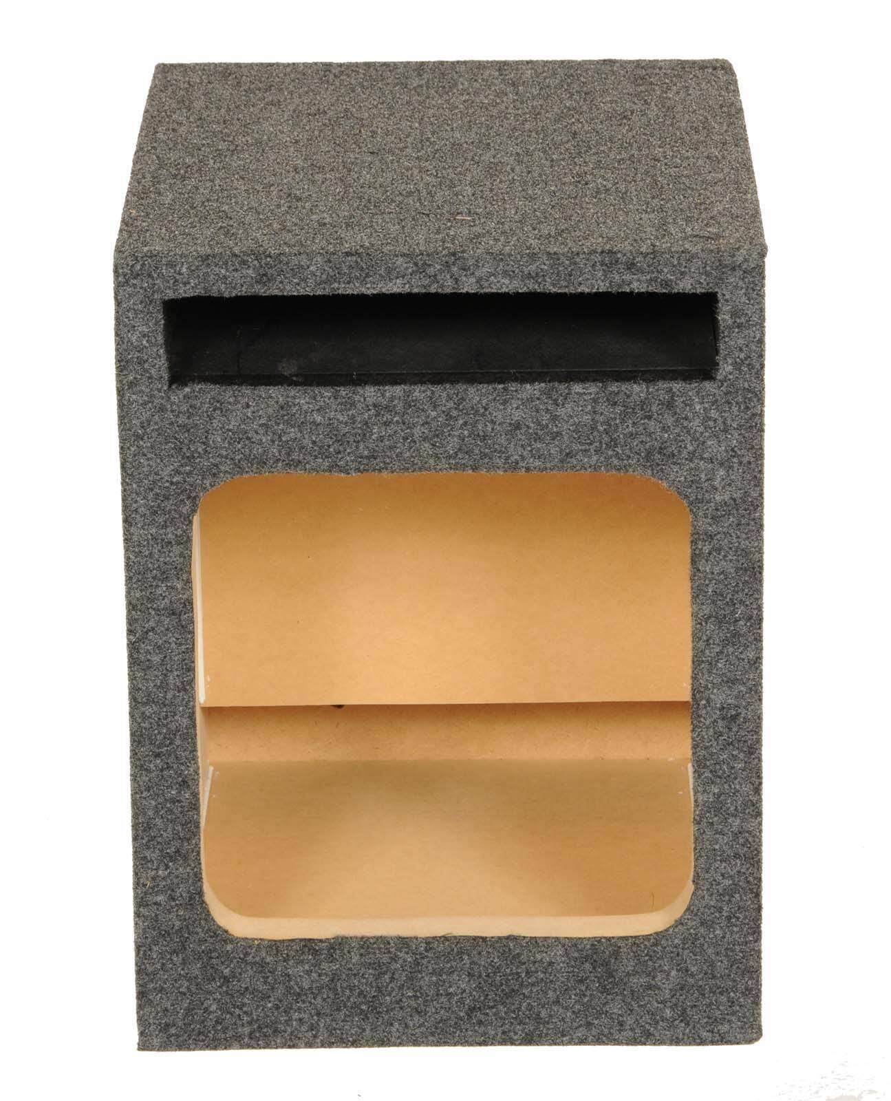 Alt View 1. QPower - Q Power HD110 10" Single Heavy Duty Vented Square Subwoofer Sub Enclosure Box.