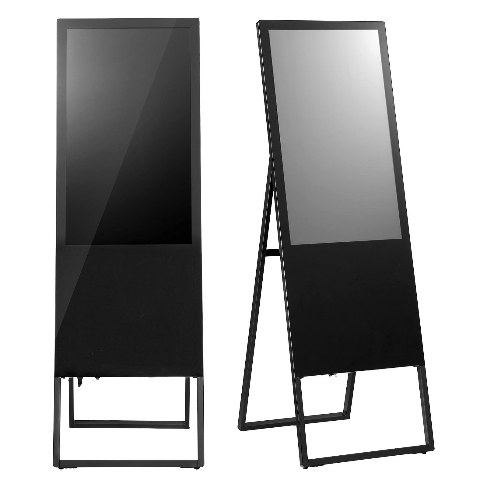 Alt View 5. VEVOR - 32 in Indoor Digital Signage Floor Standing Advertising Display Kiosk, WiFi HDMI/USB Input Android OS, 178° Wide View - Black.