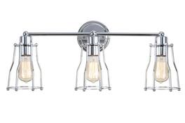 Jonathan Y - Evelyn 24" 3-light Metal Vanity Light - Chrome