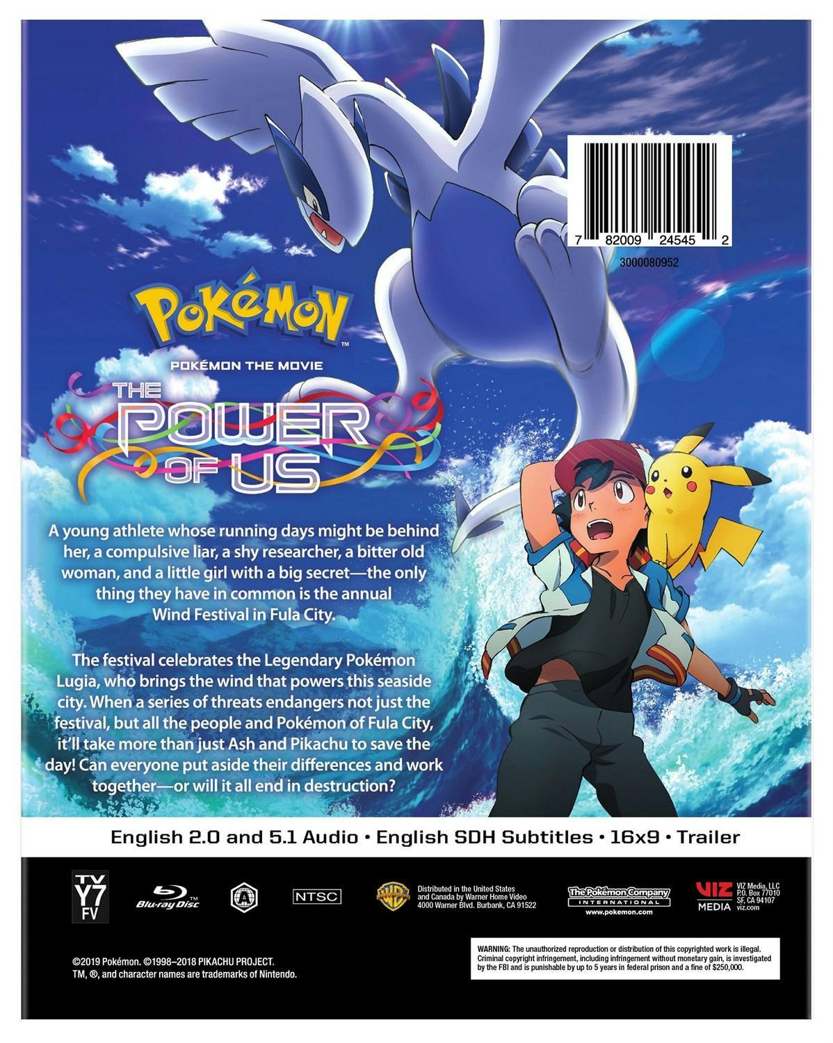 Back. Pokemon the Movie: The Power of Us [Blu-ray].