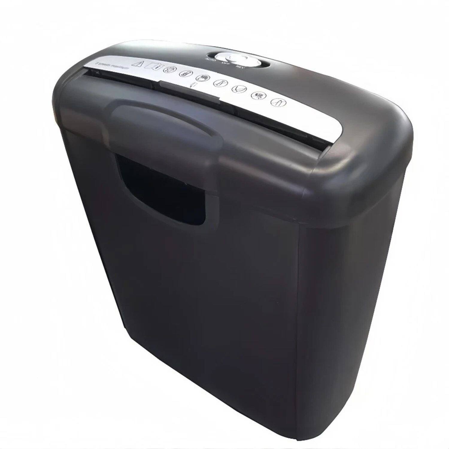 Angle. Home Collection - 1-Pack 10L Electric Paper Shredder – Heavy Duty Cross-Cut Shredder.