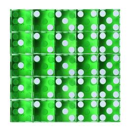 GSE Games & Sports Expert - 19mm Vegas Casino Style Craps Dice Set of 25 with Razor Sharp Edges(Green)