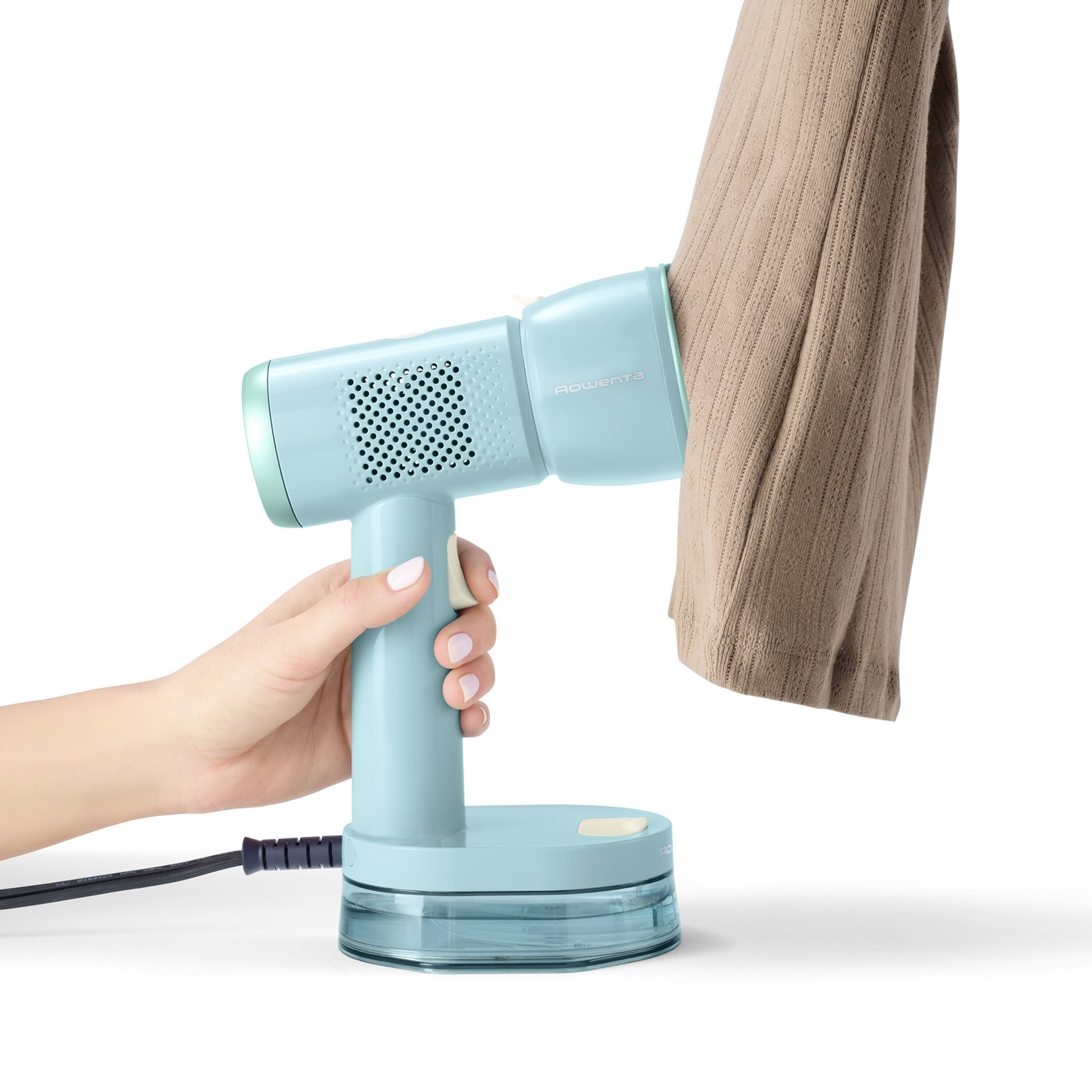 Alt View 9. Rowenta - Rowenta AeroSteam Twist Steamer for Clothes with Fabric-Grip Suction, Blue - Blue.