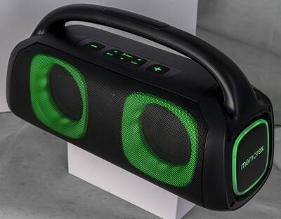 Memorex BTS300 Pump Box! Rechargeable Bluetooth Speaker Black