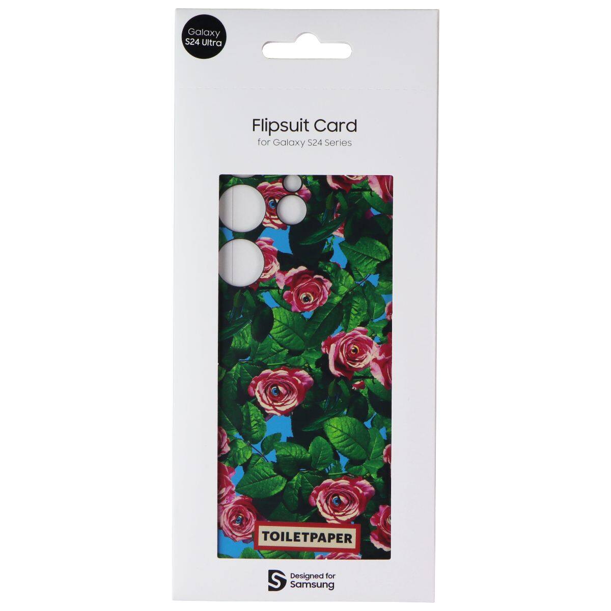 Galaxy S24 Ultra Flipsuit Card for Galaxy S24 Series  
TOILETPAPER  
Designed for Samsung