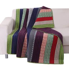 Greenland Home Fashions - Greenland Home Fashion Marley Throw Blanket - 50x60" - Multi