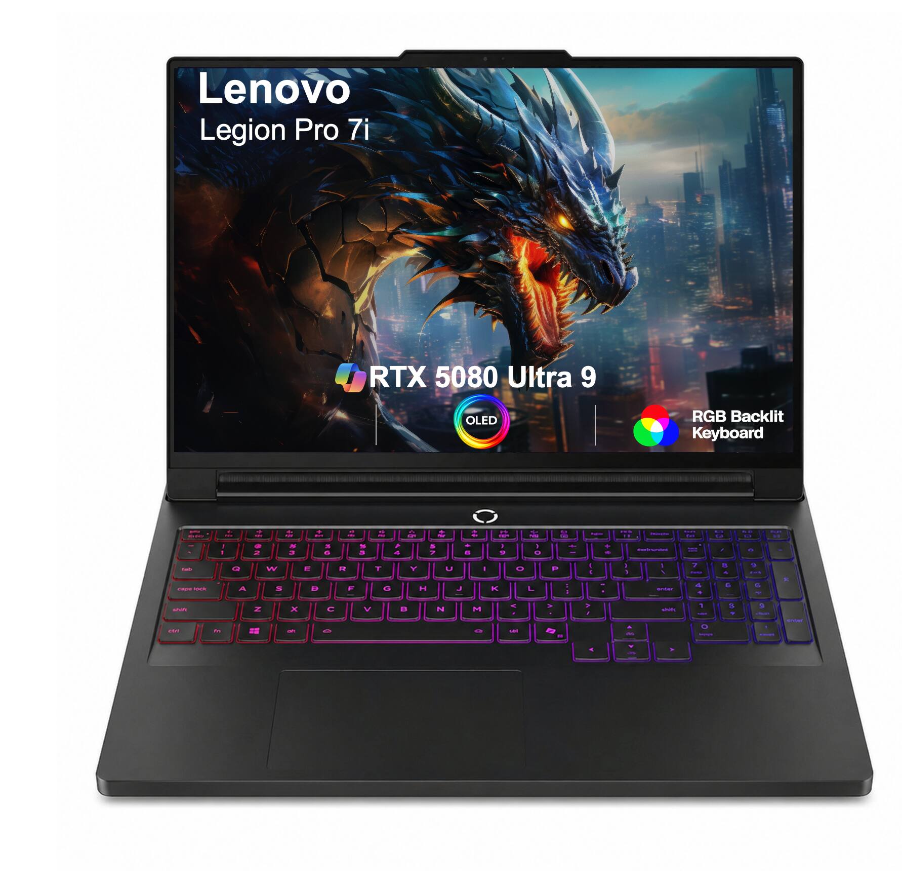 Lenovo Legion Pro 7i  
RTX 5080 Ultra 9 OLED  
RGB Backlit Keyboard