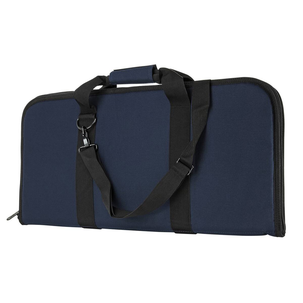 Alt View 1. NcSTAR - NcSTAR Vism Soft Padded Subgun, AR & AK Pistol Case, 28"L x 13"H, Blue with Black Trim - Blue/Black.