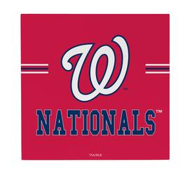 Evergreen Enterprises - Washington Nationals 12" x 12" Wood Wall Sign - Multicolor