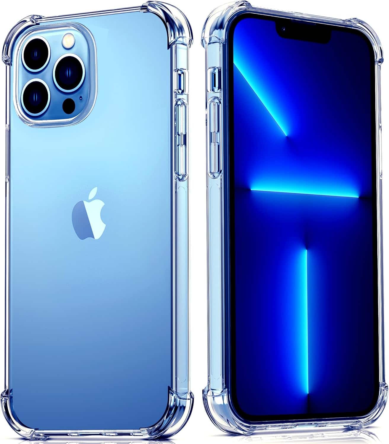 Front. Entronix - Entronix Clear TPU Case for iPhone 13 Pro Max - Flexible and Durable Protection - Clear.