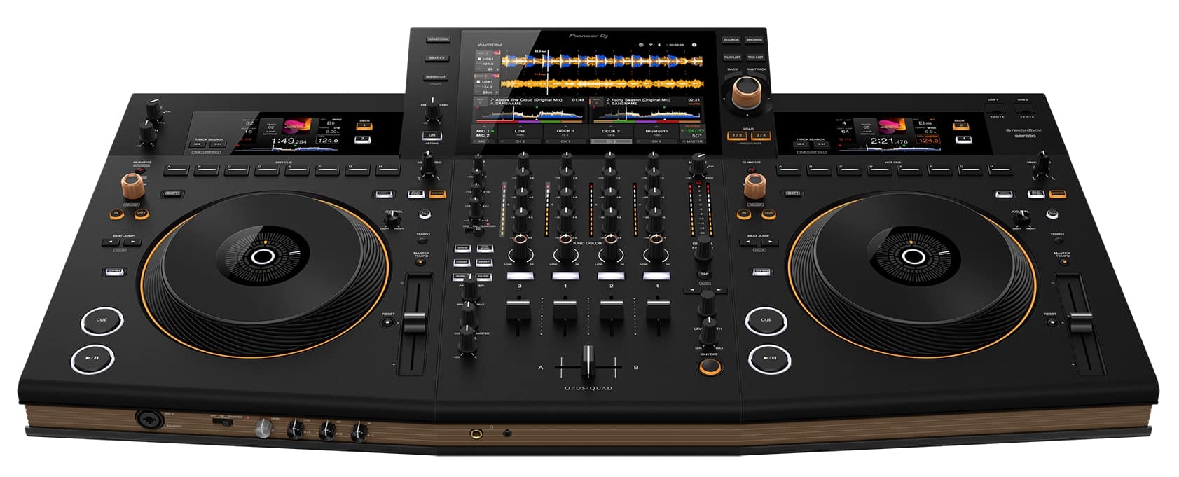 Pioneer DJ - Professional All-In-One DJ System with 4-Deck Playback - Black