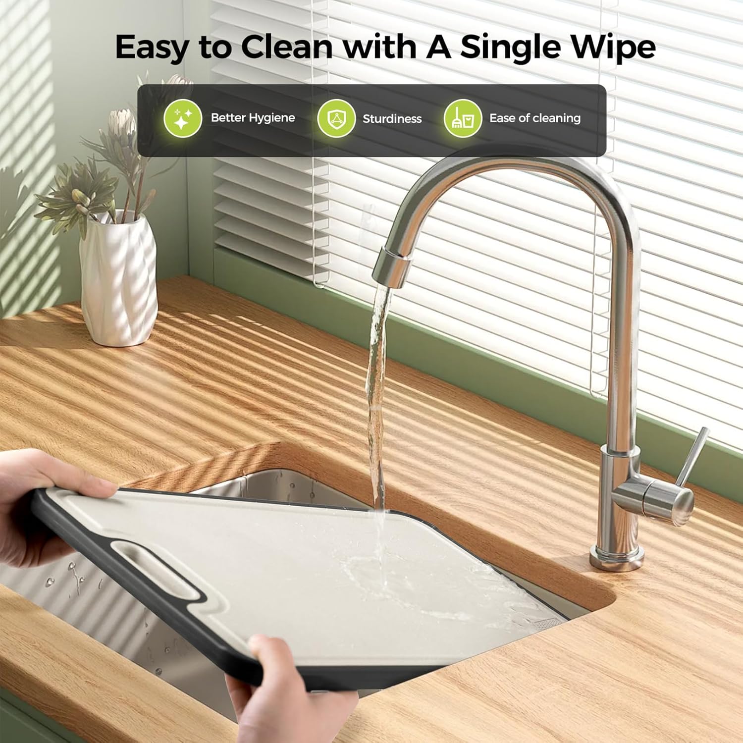 Easy to Clean with A Single Wipe

- Better Hygiene
- Sturdiness
- Ease of cleaning