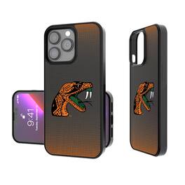 Keyscaper - NCAA - Florida A&M Rattlers Linen Logo iPhone Bump Case - 14 - Black