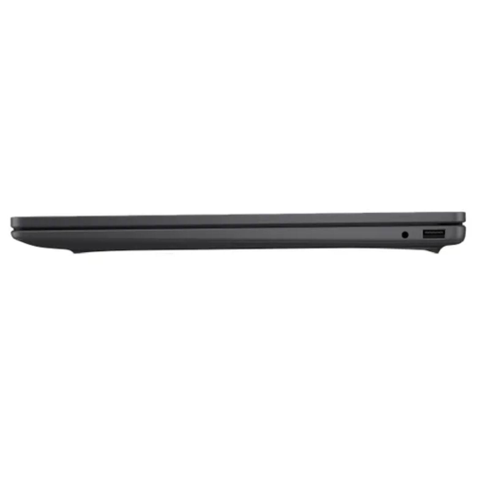 Alt View 4. HP - OmniBook 3 17-df0153cl 17.3" FHD Touch Intel Ultra 5 322 2.5 GHz 16GB 512GB SSD Intel Graphics Windows 11 Home Laptop - Dark Gray.