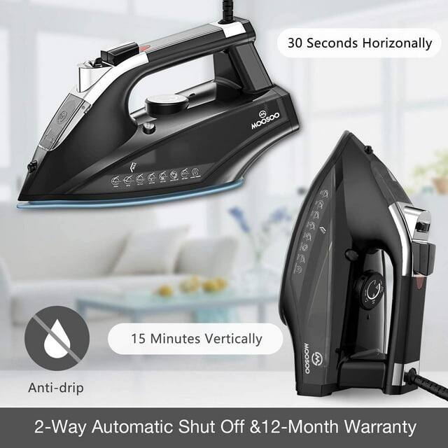 MOOSOO SCOTTOER Anti-drip 15 Minutes Vertically, 30 Seconds Horizontally, 2-Way Automatic Shut Off &12-Month Warranty