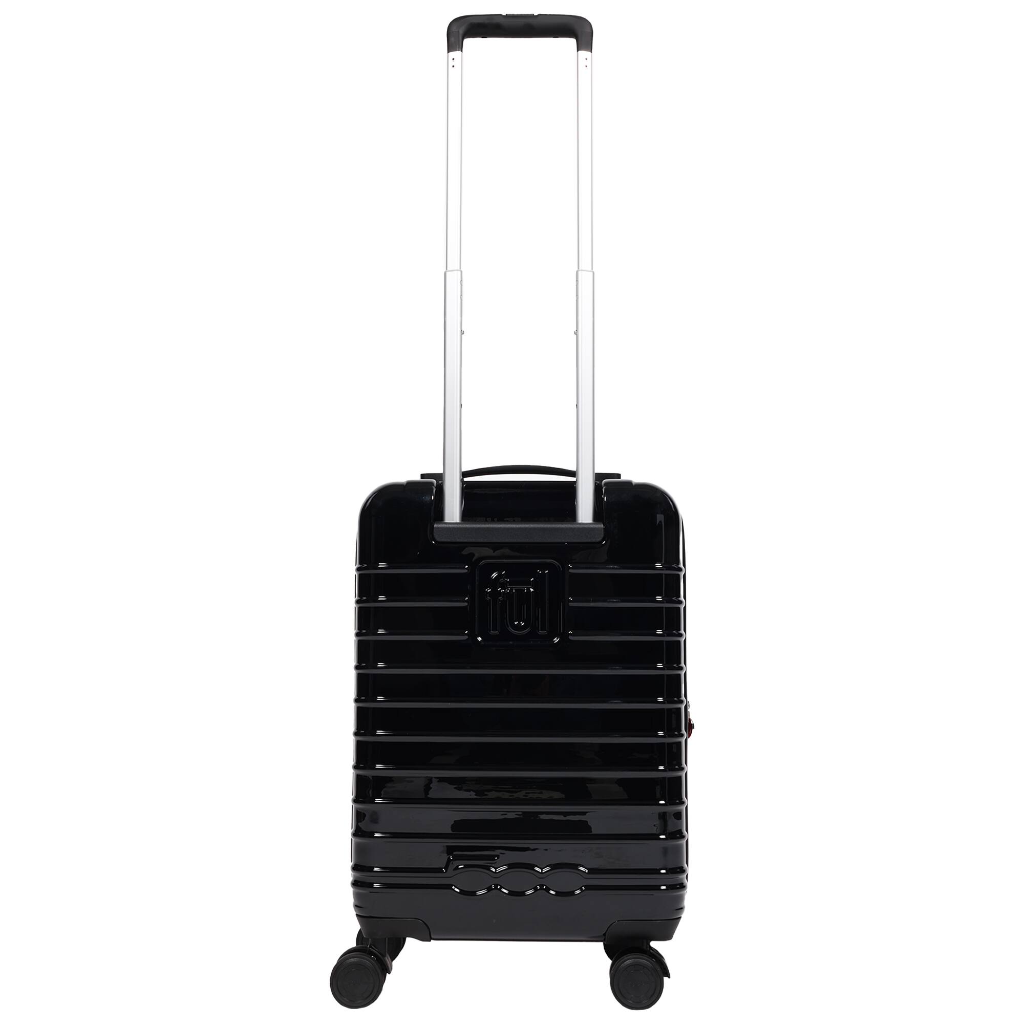 Back. Ful - 22" Expandable Hardside Carry-On Spinner - BLACK.