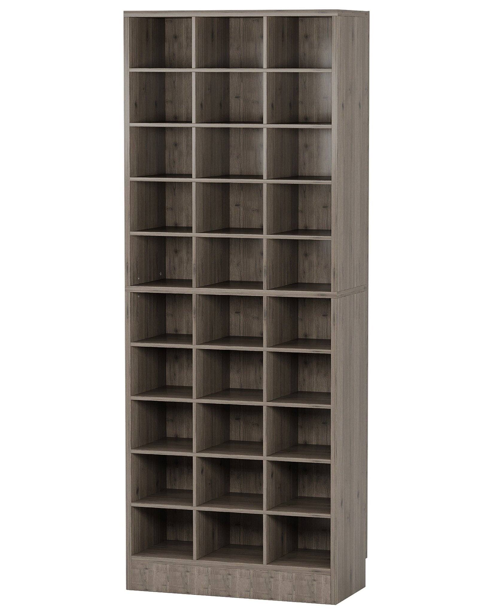 Alt View 3. Tribesigns - Office Storage Cabinet with Storage Shelves, for Everyday Organization in Workspaces and Office Reception Areas - Gray.