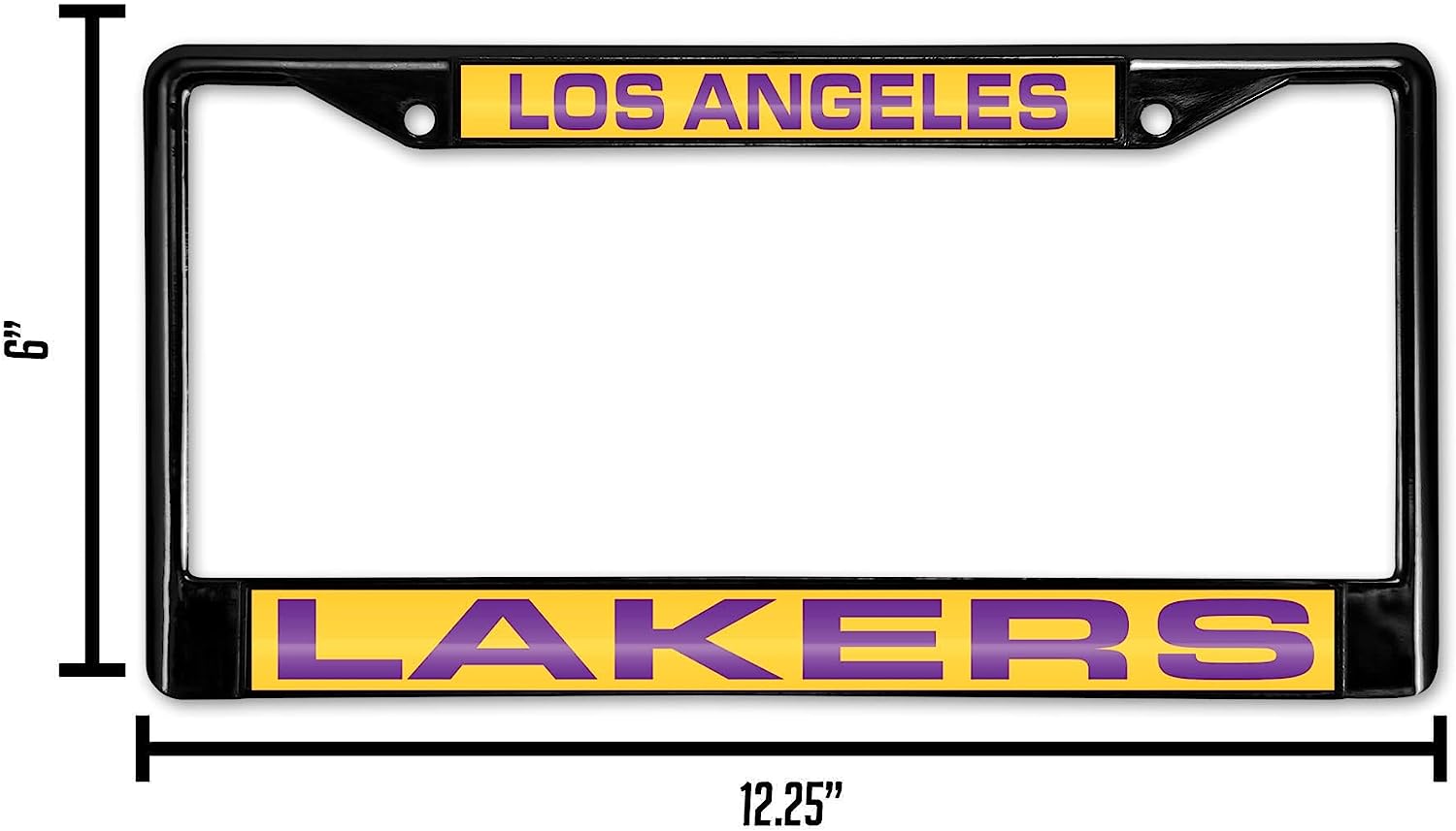 LOS ANGELES  
LAKERS  

6" x 12.25"