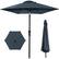 Front. Best Choice Products - Best Choice Products 10ft Outdoor Steel Market Patio Umbrella w/ Crank, Tilt Push Button, 6 Ribs - Slate Blue - Slate Blue.