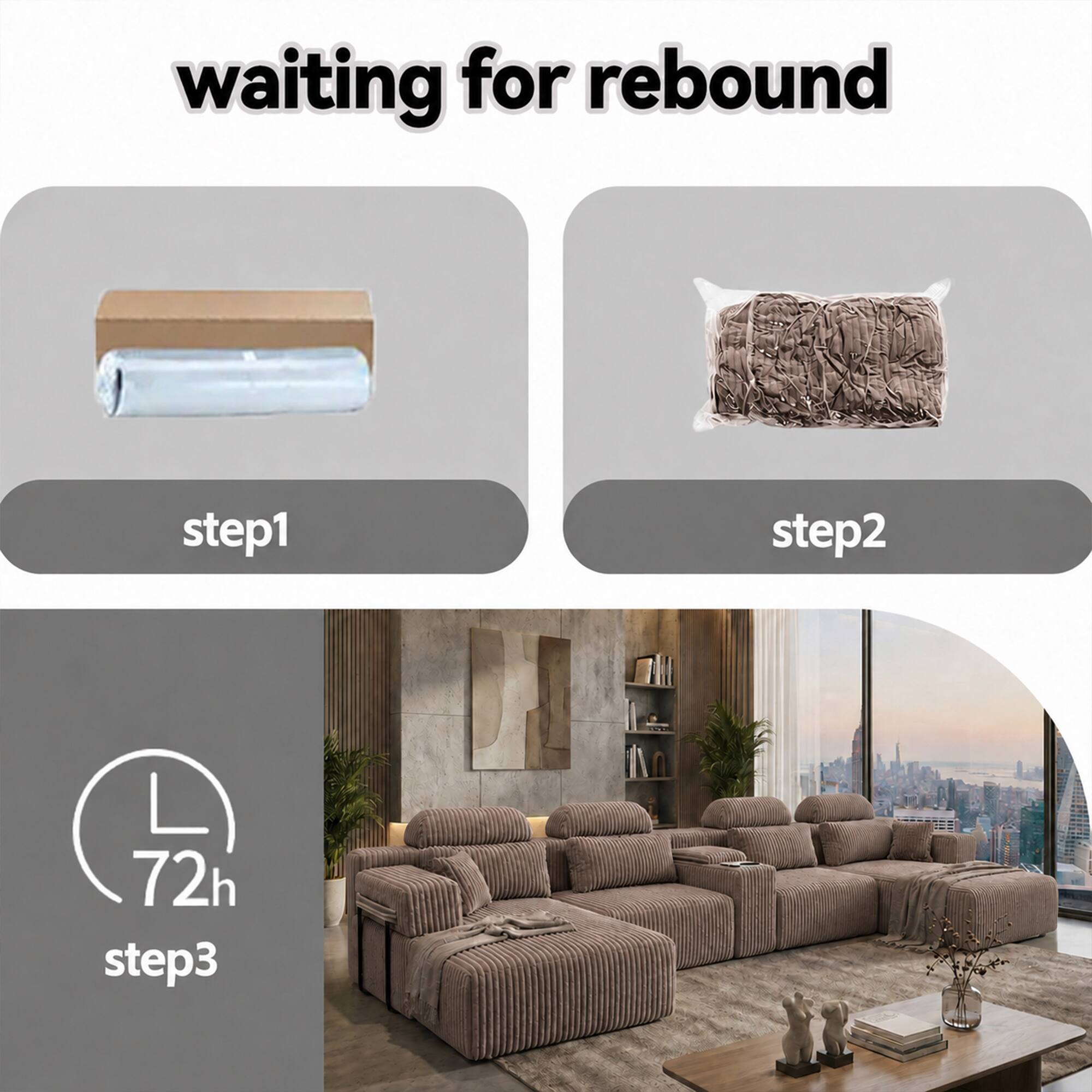 waiting for rebound  
step1  
step2  
L 72h  
step3