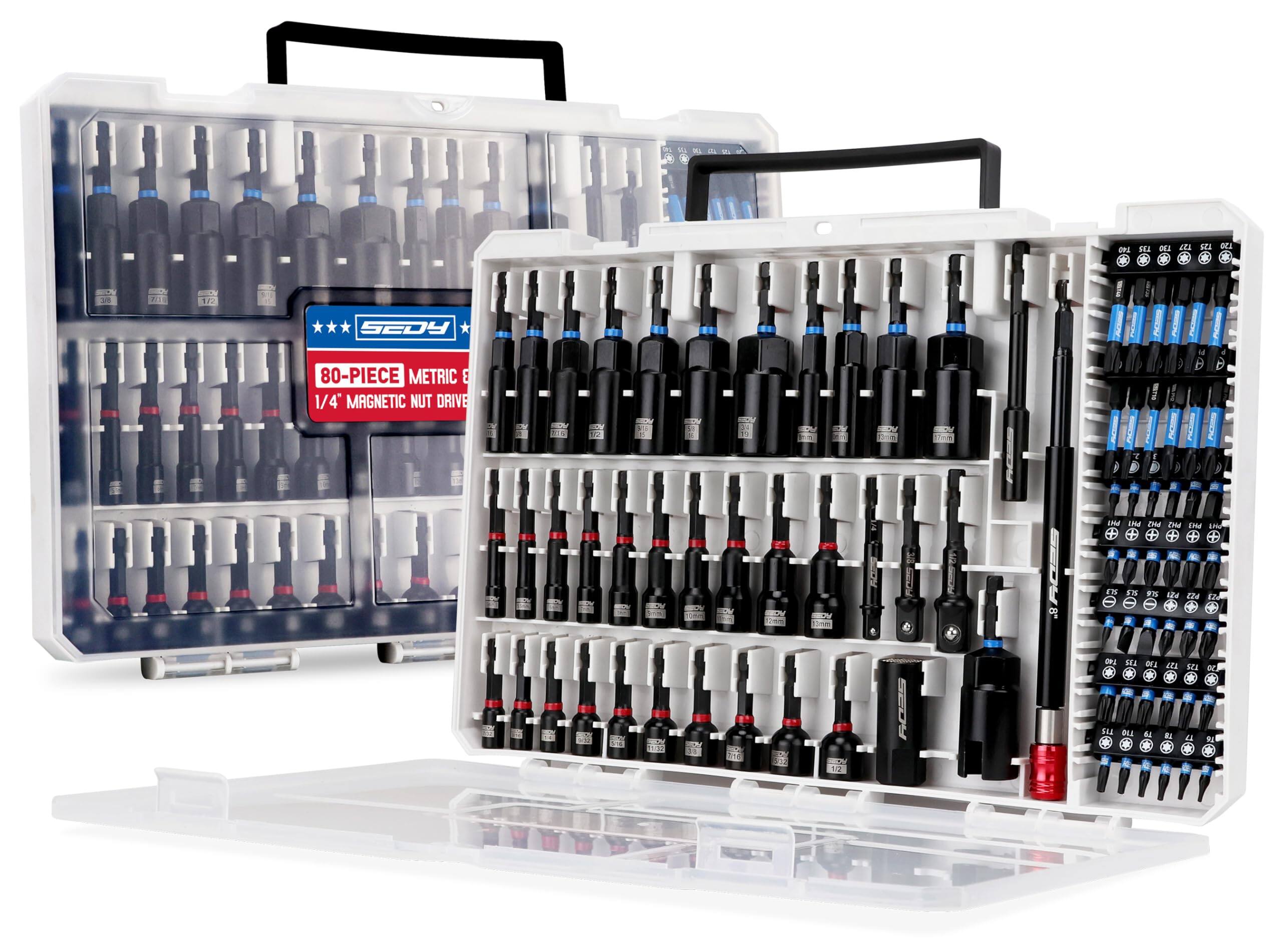 2 MA M an 6 122 .. SEDY 80-PIECE METRIC 1/4" MAGNETIC NUT DRIVE
SPD
80-PIECE METRIC 1/4" MAGNETIC NUT DRIVE