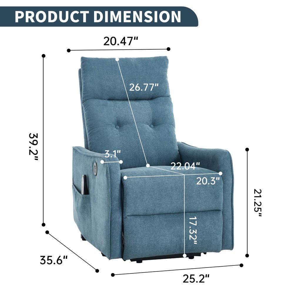 PRODUCT DIMENSION

- Width: 20.47"
- Depth: 26.77"
- Height: 39.2"
- Arm Height: 3.1"
- Seat Height: 22.04"
- Seat Depth: 20.3"
- Armrest Height: 21.25"
- Seat Width: 17.32"
- Overall Depth: 25.2"
- Overall Height: 35.6"