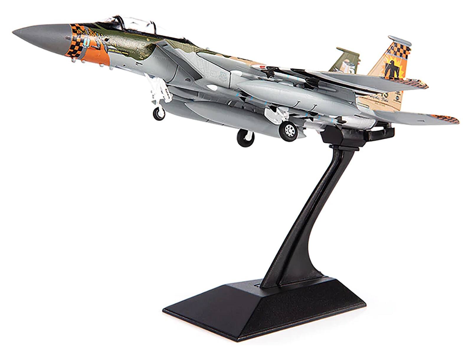 Alt View 5. JC Wings - McDonnell Douglas F-15C Eagle Fighter Aircraft "173rd Fighter Wing" (2020) US Air National Guard 1/144 Model by JC Wings.