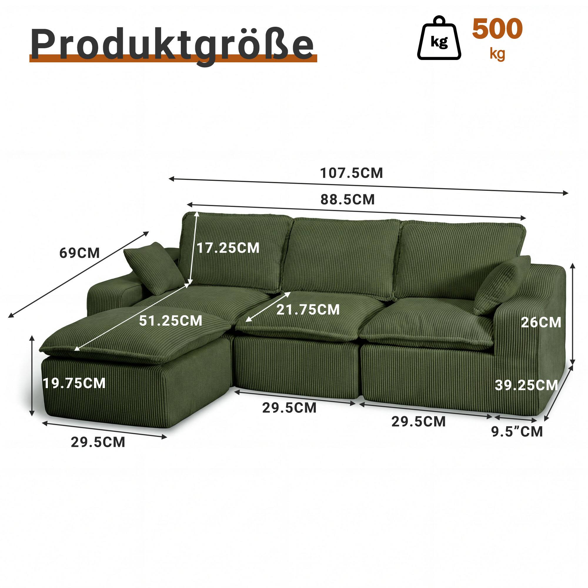 Produktgröße  
500 kg  

107.5CM  
88.5CM  
69CM  
17.25CM  
51.25CM  
21.75CM  
26CM  
19.75CM  
29.5CM  
29.5CM  
29.5CM  
39.25CM  
9.5"CM