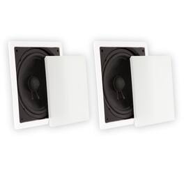 Theater Solutions by Goldwood - TS1000 Passive 10" Home Theater in Wall Subwoofers 2 Sub Set - Paintable White