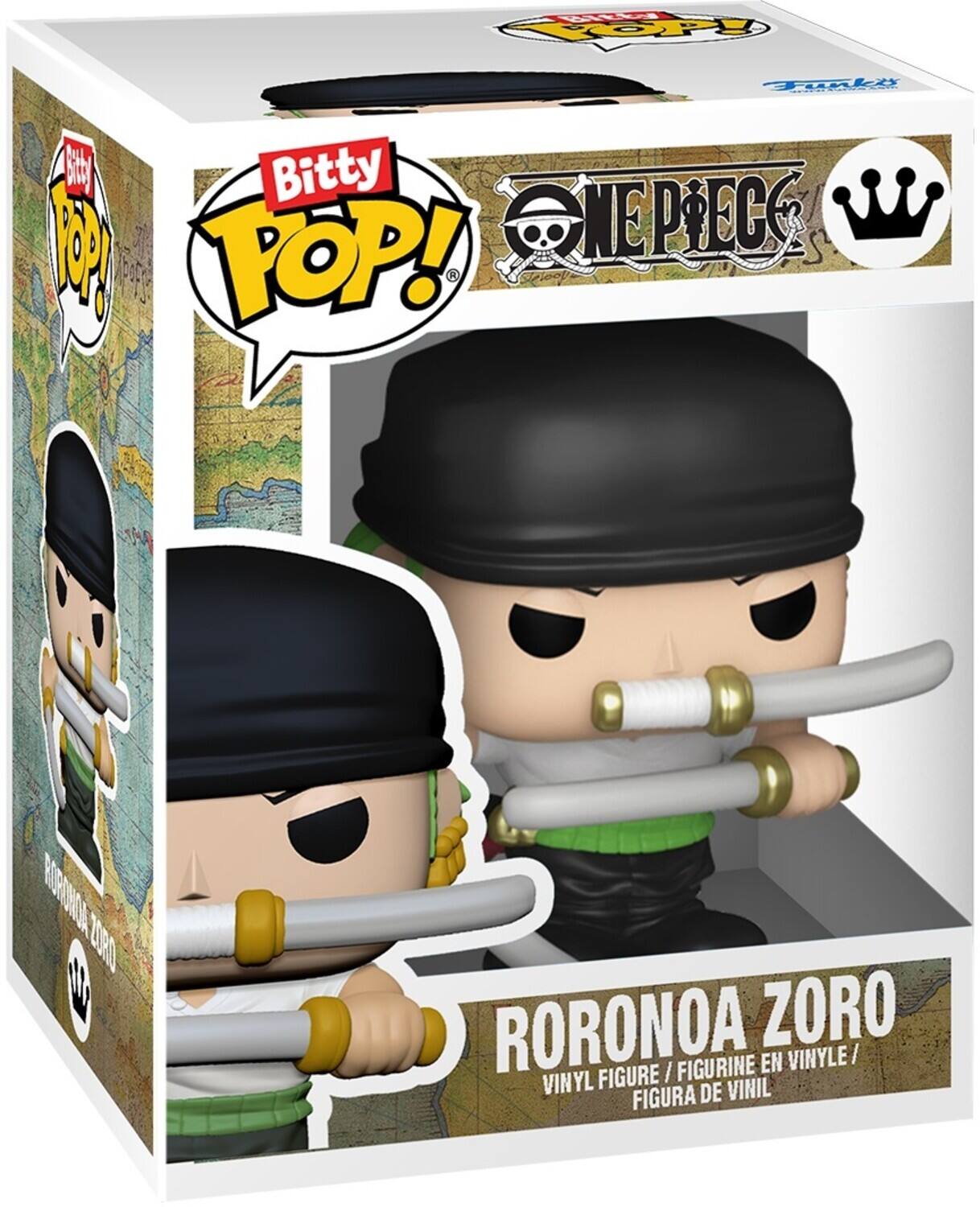Bitty POP! ONE PIECE RORONOA ZORO / FIGURINE EN VINYLE / VINYL FIGURE / FIGURA DE VINIL