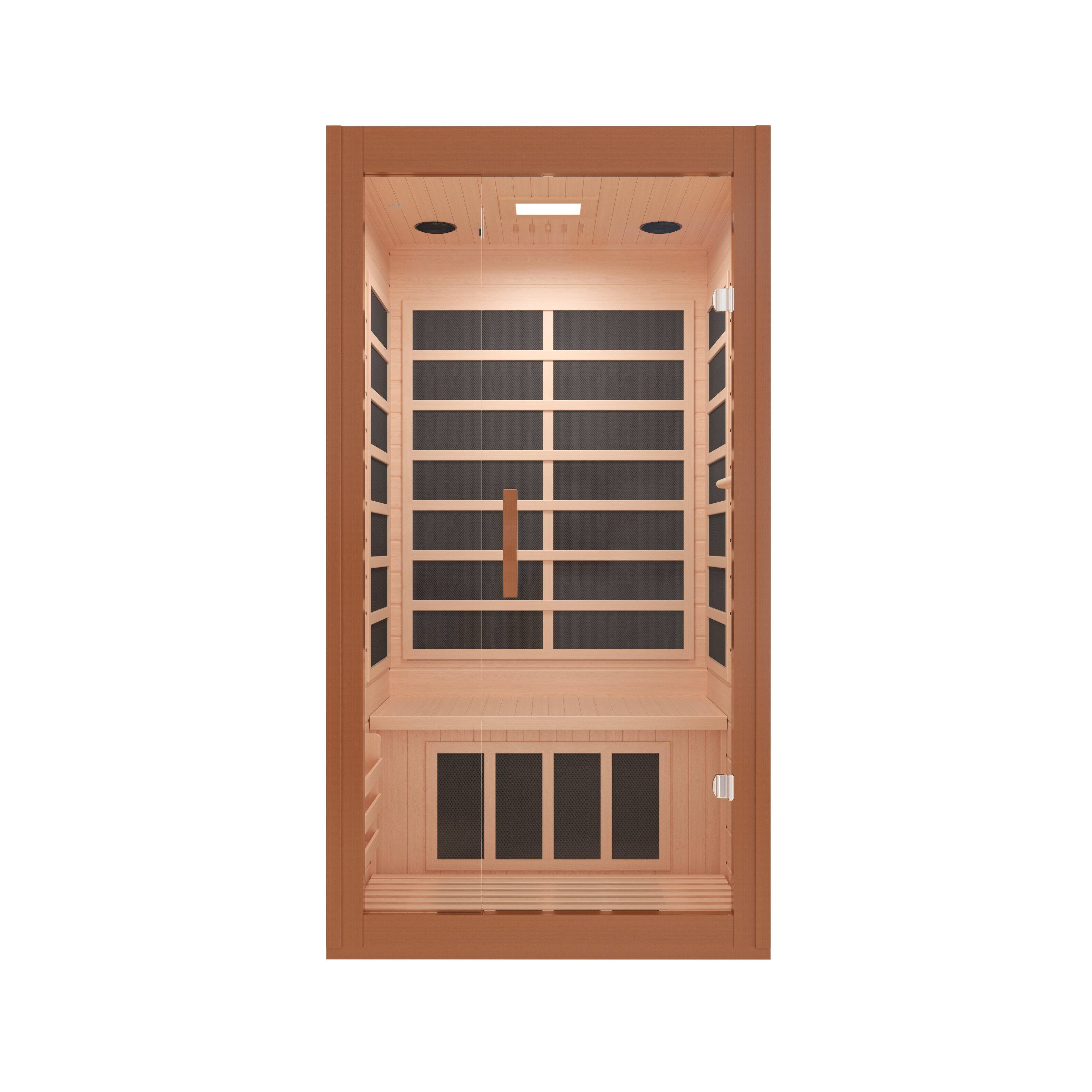 Front. Westinghouse - Westinghouse Infrared Sauna for 1 person - Brown.