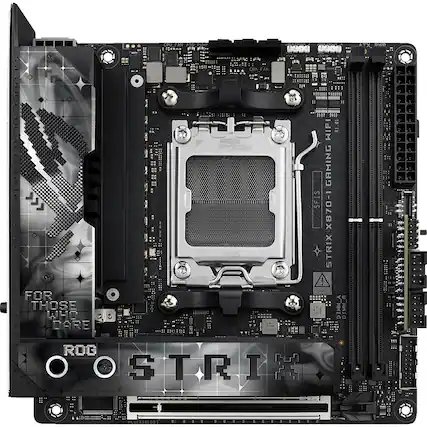 CPU FAN AIO PUMP
CHA FAN
REPUBLIC OF GAMERS
ROG STRIX X570-I GAMING
FOR THOSE WHO DARE
ROG STRIX
DIMM_A DIMM_B
2019