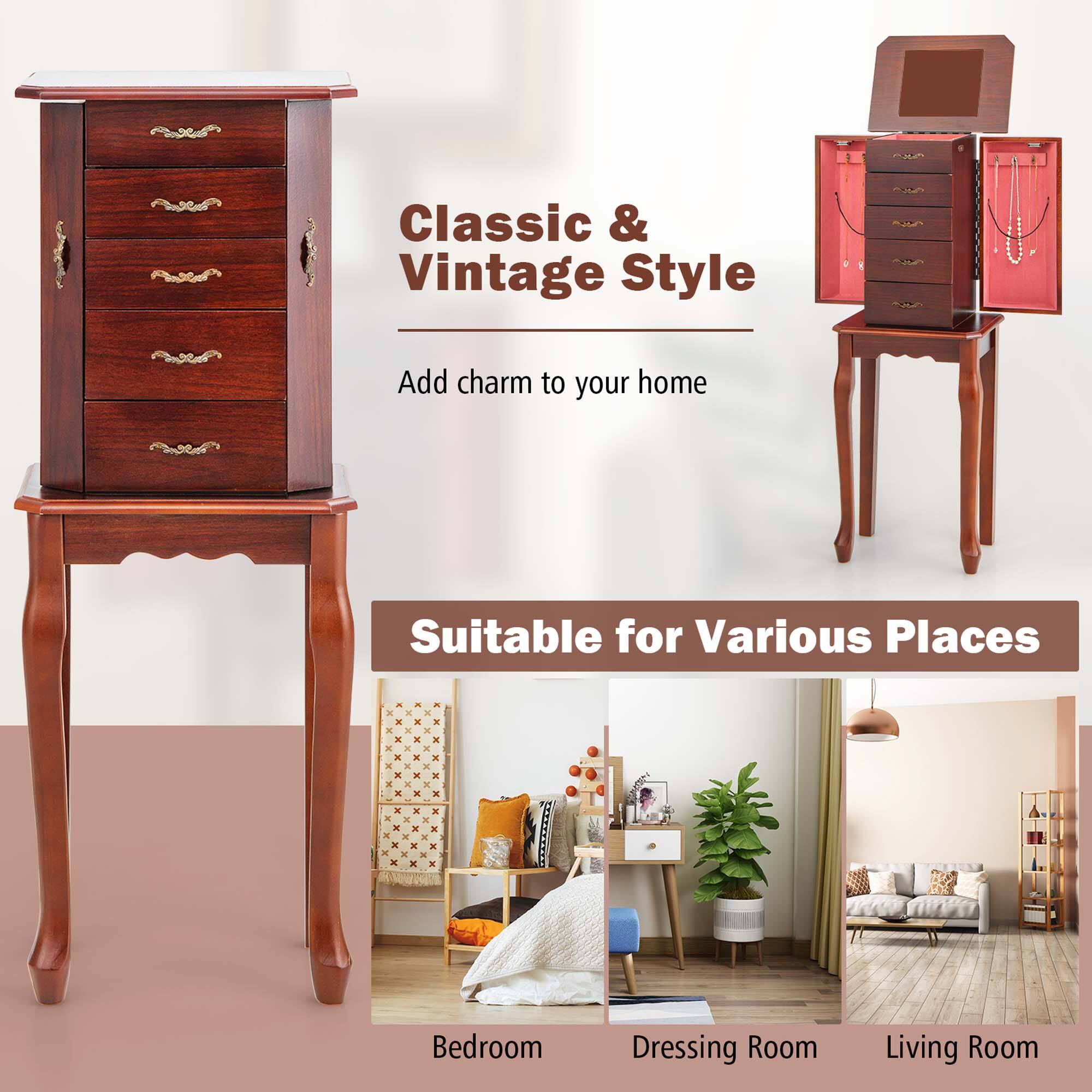 Classic & Vintage Style Add charm to your home Suitable for Various Places Bedroom, Dressing Room, and Living Room.