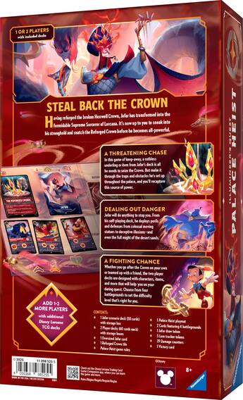 lorcana reign of jafar chase cards Ravensburger Disney TCG: Booster Pack Display | 24 Packs with 12 Trading Each | Ideal for Collectors & Disney Fans a Jafar glimmer has transformed into the formidable Supreme Sorcerer of Lorcana Disney Lorcana: Reign of Jafar