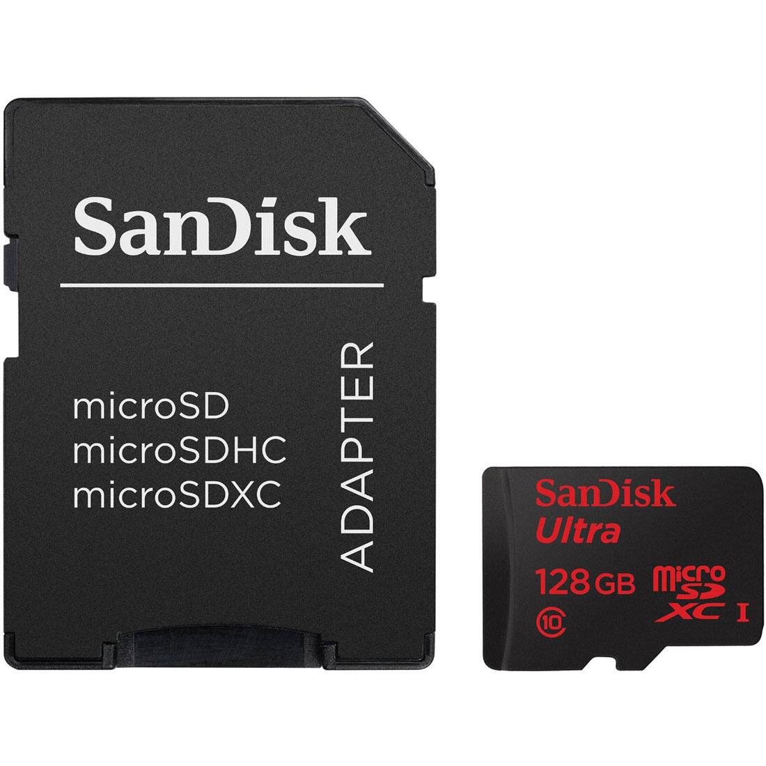 SanDisk microSD microSDHC microSDXC ADAPTER SanDisk Ultra 128 GB Micro SDXC I