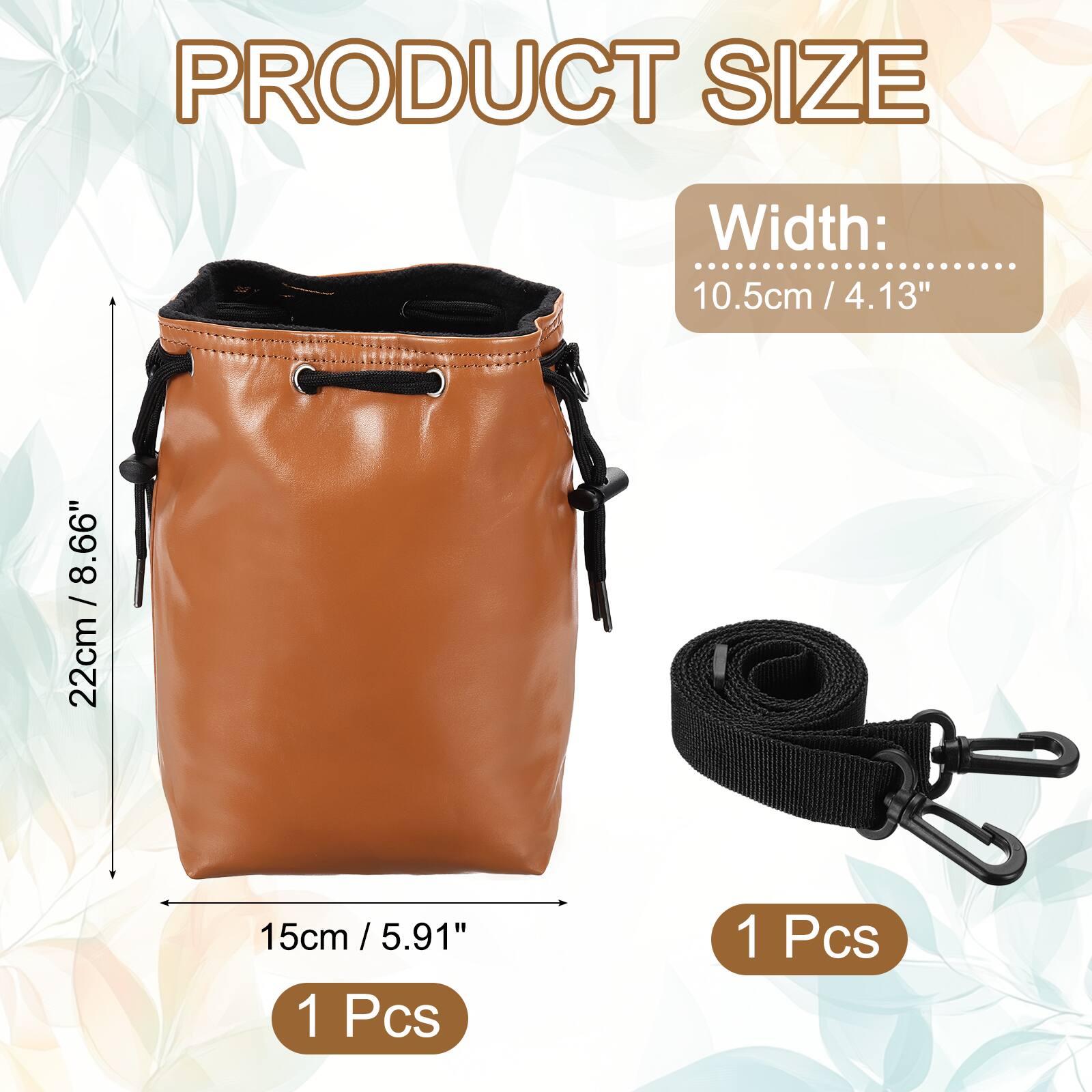 PRODUCT SIZE  
Width: 10.5cm / 4.13"  
Height: 22cm / 8.66"  
Depth: 15cm / 5.91"  
1 Pcs