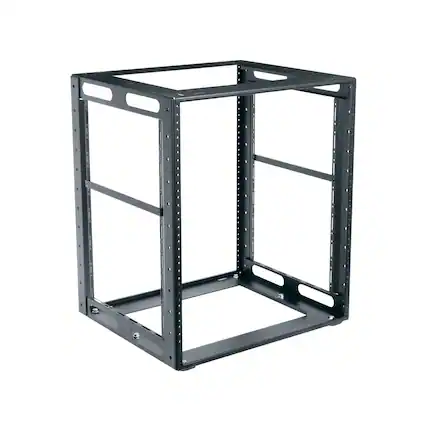 Front. Middle Atlantic - CFR Cabinet Frame Rack CFR-16-16 - black.