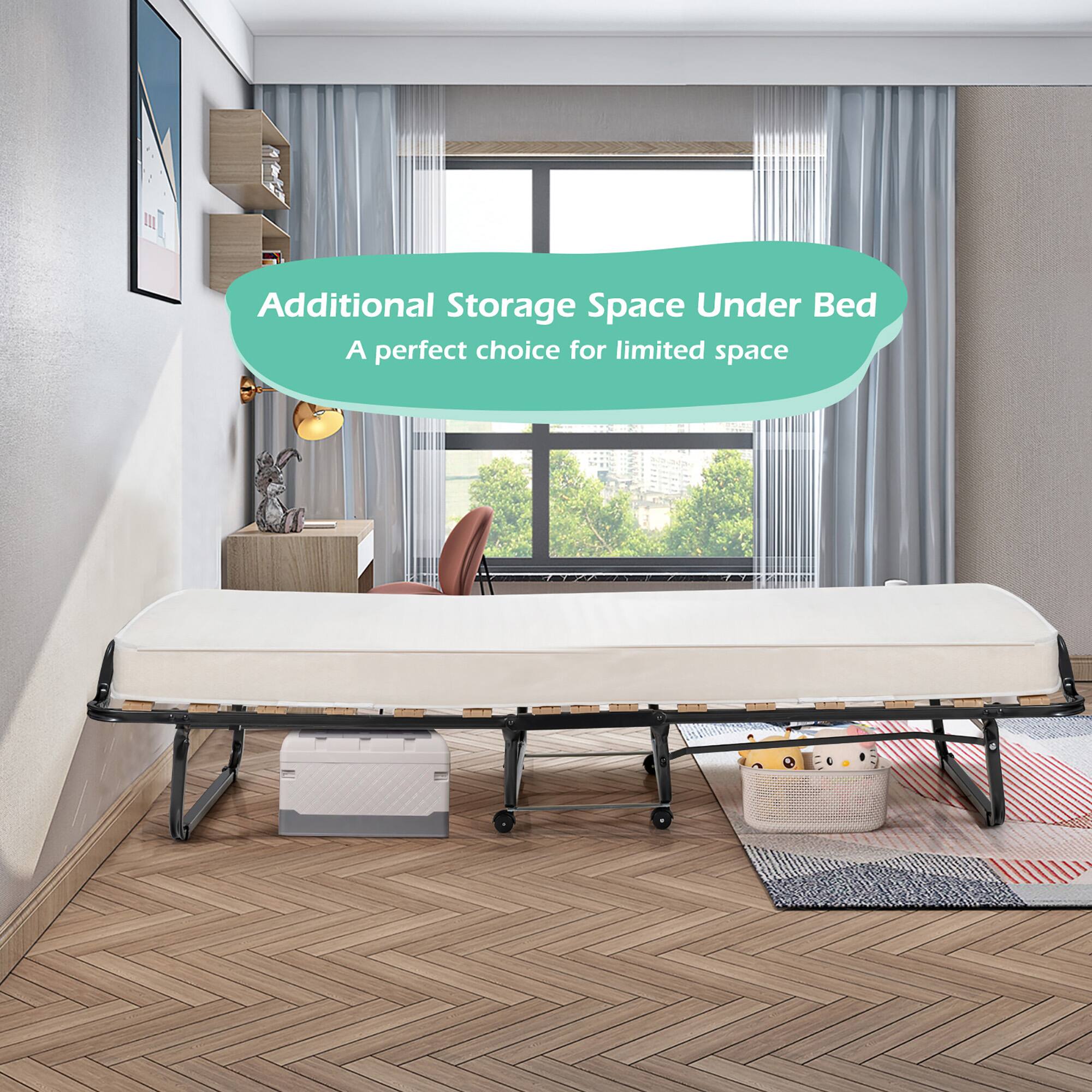 Additional Storage Space Under Bed  
A perfect choice for limited space