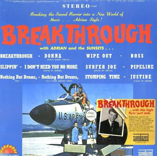 Adrian & the Sunsets - Breakthrough   - VINYL LP price history on PriceWatchPro