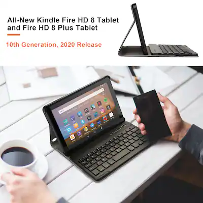 AGPtek Keyboard Case for All New Amazon Fire HD 8/8 Plus with Detachable Wireless Bluetooth Keyboard Black KB60 - Best Buy AGPtek Keyboard Case for All New Amazon Fire HD 8/8 Plus with Detachable Wireless Bluetooth Keyboard Black KB60 - Best Buy