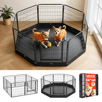 VEVOR 24" tall For Small 8 p Dogs