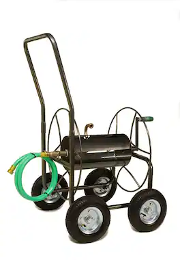 Yard Butler - Garden Hose Truck - Heavy-Duty Hose Holder Cart, Leakproof Reel, Holds up to 400' of 5/8" Hose HT-4EZ