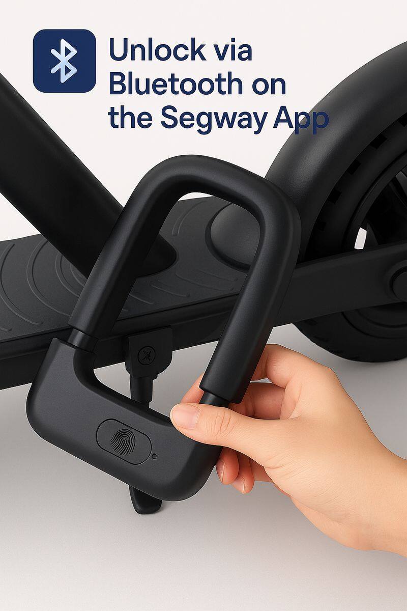 Unlock via Bluetooth on the Segway App