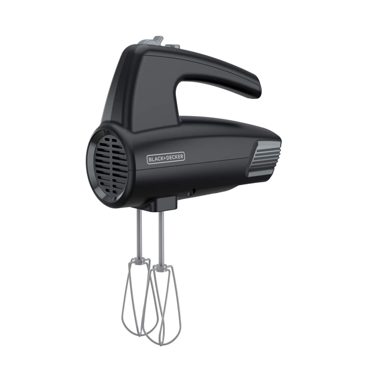 Black+Decker - /Silver 5 speed Hand Mixer - Black