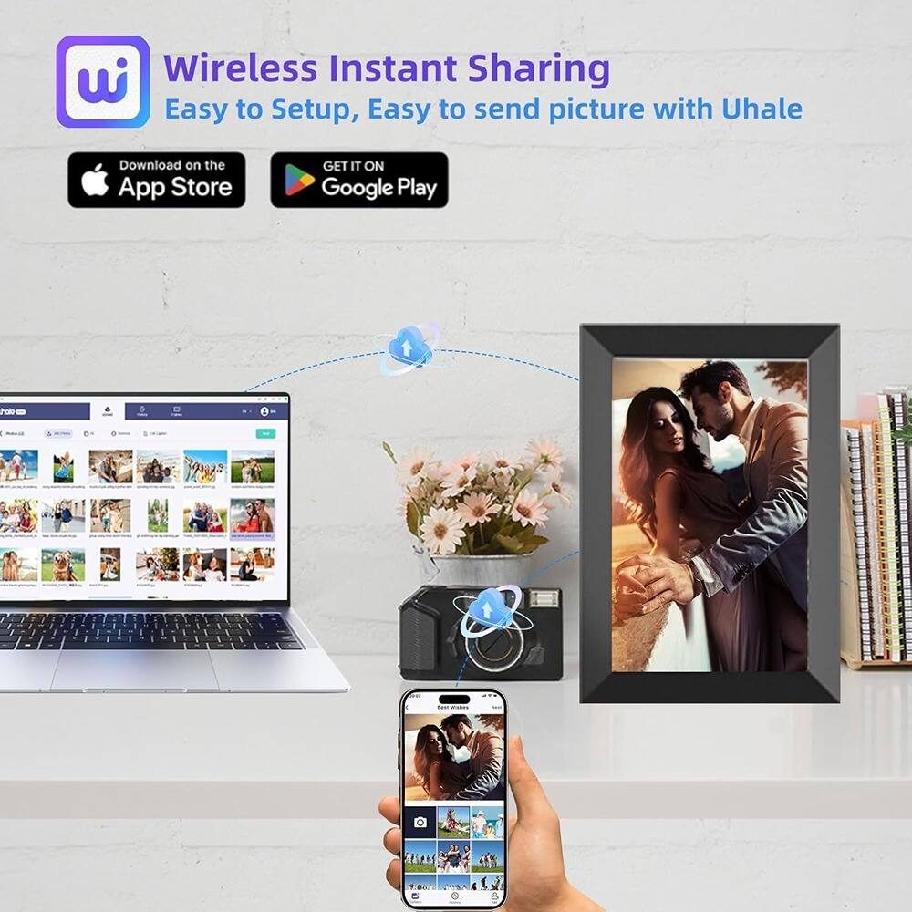Wireless Instant Sharing  
Easy to Setup, Easy to send picture with Uhale  

Download on the App Store  
GET IT ON Google Play