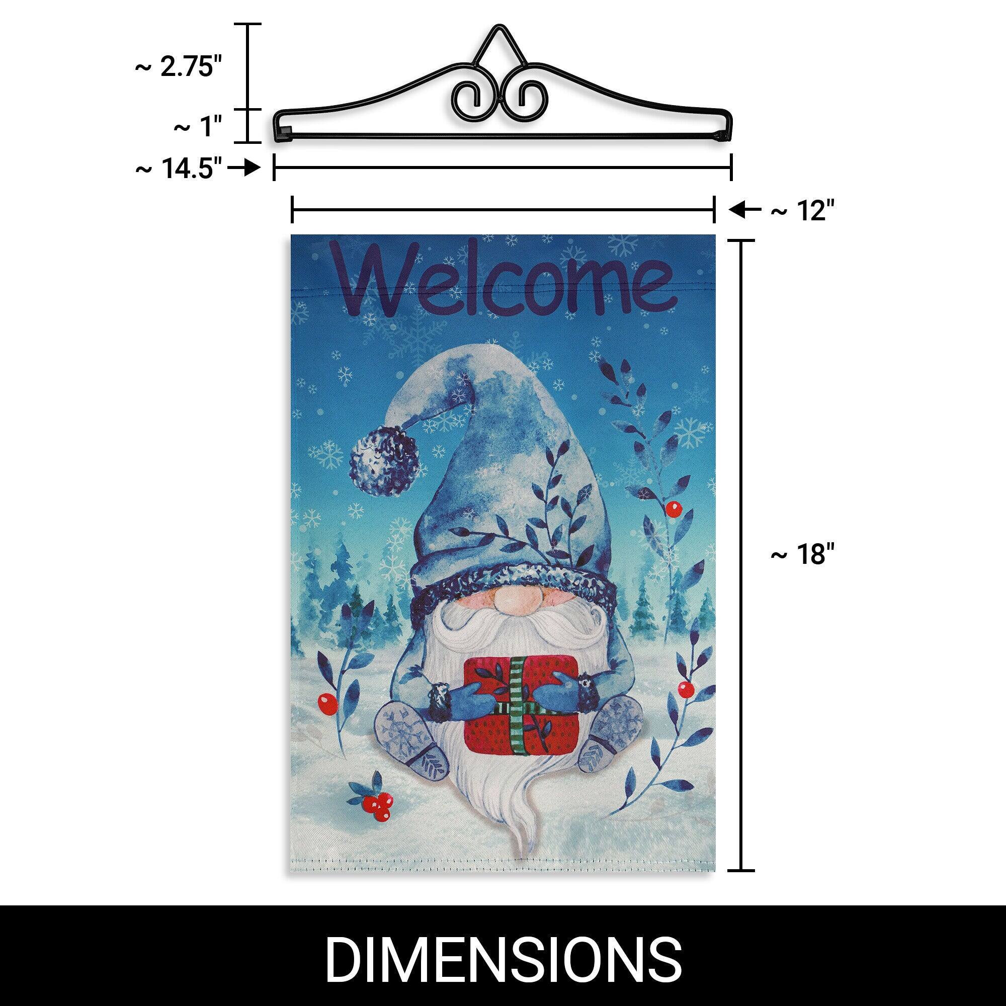 - ~2.75"
- ~1"
- ~14.5"
- ~12"
- ~18"

Welcome

DIMENSIONS