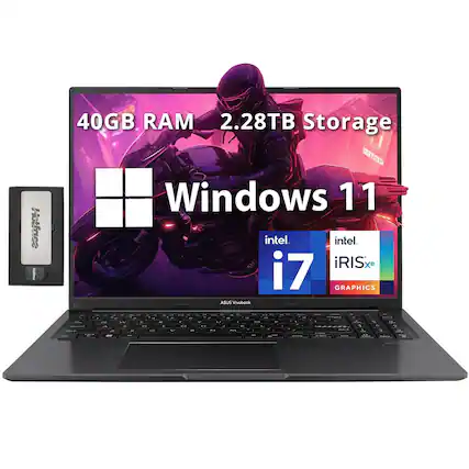 Hotface I 40GB RAM 2.28TB Storage GESE Windows 11 - intel i7 GRAPHICS ASUS Vivabook