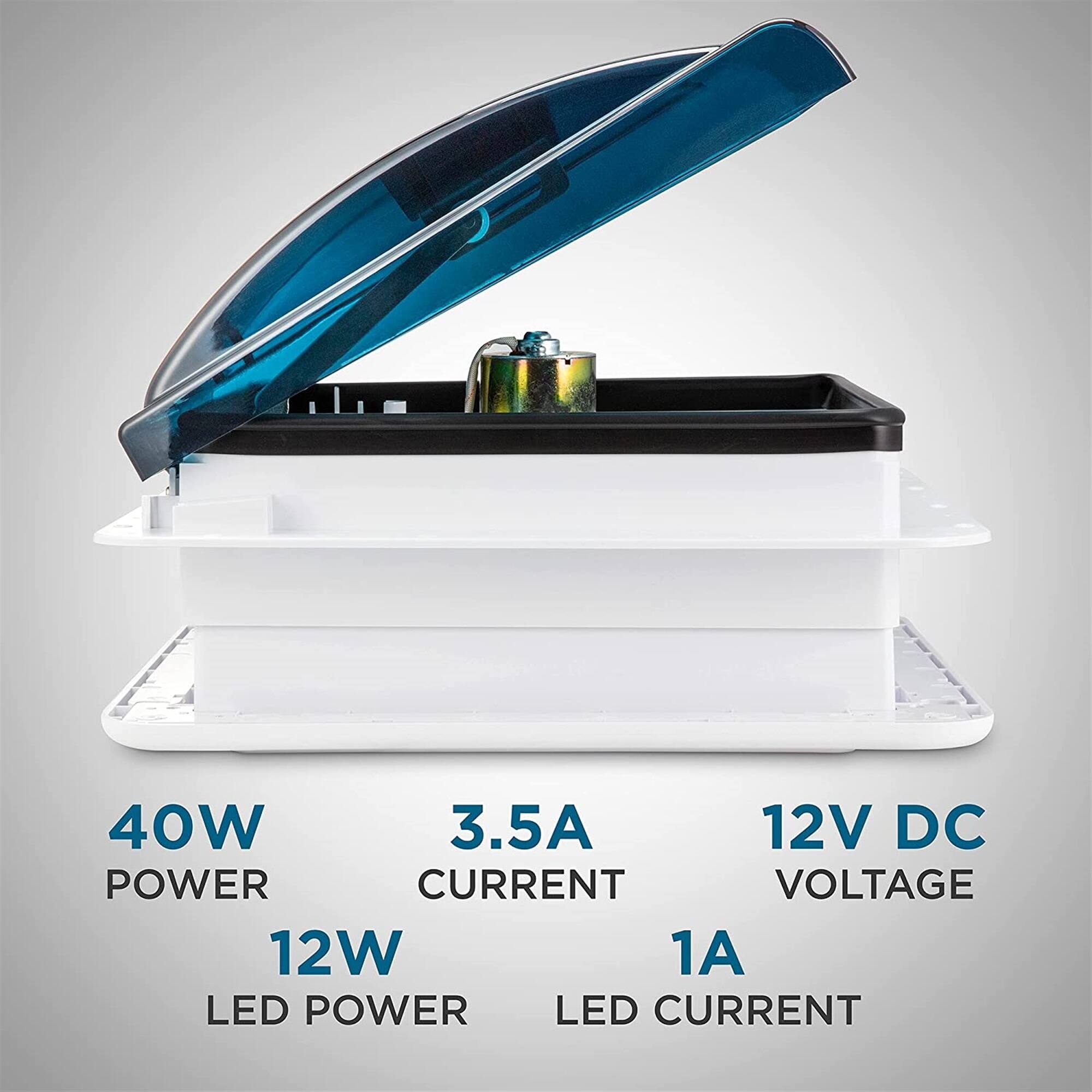40W POWER
3.5A CURRENT
12V DC VOLTAGE
12W LED POWER
1A LED CURRENT