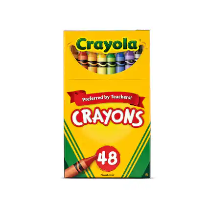 Crayola - Preferred by Teachers!
CRAYONS
48 Nontoxic
