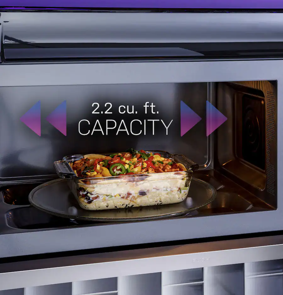 GE Profile 2.2 Cu. Ft. Over the Range Microwave with Sensor Cooking and ...